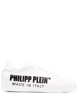 Philipp Plein: Белые кроссовки 