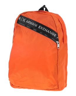 Armani Exchange: Оранжевый рюкзак 