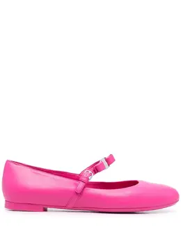 Salvatore Ferragamo: Розовые балетки 