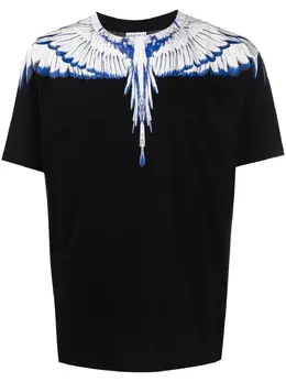 Marcelo Burlon County of Milan: Чёрная футболка