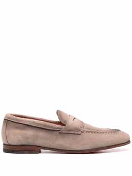 Santoni: Бежевые туфли 