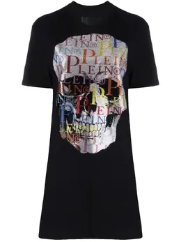 Philipp Plein: Чёрное платье  Skull