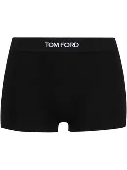 TOM FORD: Чёрные трусы  Logo