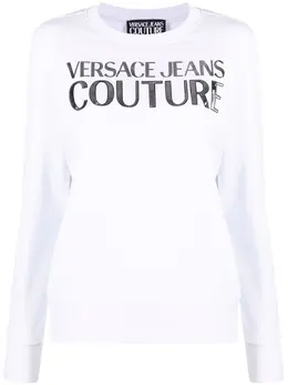 Versace Jeans Couture: Белый свитшот 