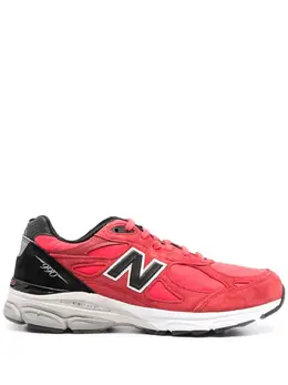 New Balance: Красные кроссовки 