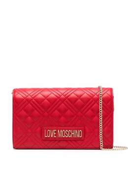 Love Moschino: Красная сумка через плечо 