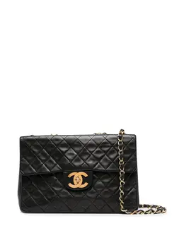 Chanel Pre-Owned: Чёрная сумка 