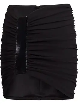 Balmain: Чёрная юбка 