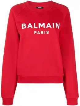 Balmain: Свитшот с принтом