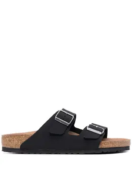 Birkenstock: Чёрные сандалии  Arizona