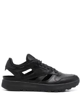 Maison Margiela: Чёрные кроссовки  Tabi