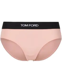 TOM FORD: Розовые трусы  Logo