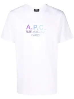 A.P.C.: Футболка с принтом