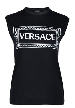 VERSACE: Чёрная футболка