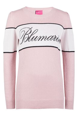 BLUMARINE: Бежевый свитер