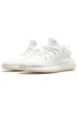 ADIDAS YEEZY: Белые кроссовки 