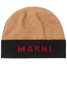 MARNI: Коричневая шапка 