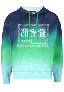 VERSACE JEANS COUTURE: Зелёная толстовка 