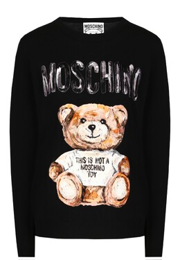 MOSCHINO: Трикотажная толстовка 