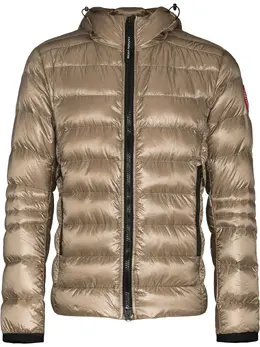 Canada Goose: Бежевая куртка Core Crofton