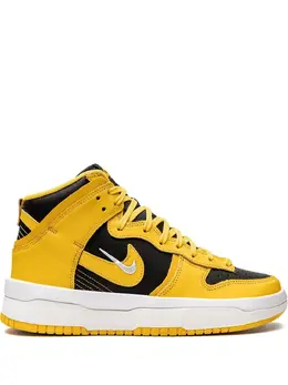 Nike: Жёлтые кроссовки  Dunk High