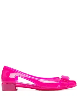 Salvatore Ferragamo: Розовые балетки  Vara