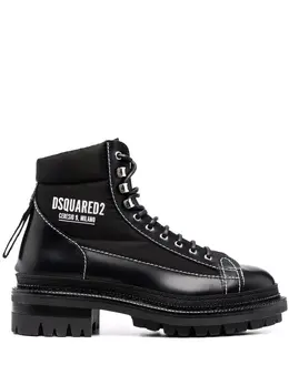 Dsquared2: Чёрные ботинки 