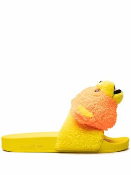 adidas: Жёлтые кроссовки  Adilette