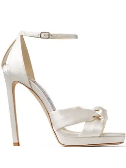 Jimmy Choo: Белые сандалии 