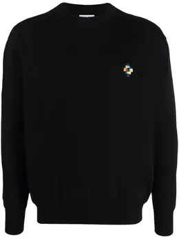 Marcelo Burlon County of Milan: Чёрный свитер 