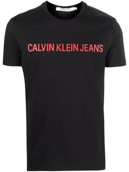 Calvin Klein Jeans: Футболка с принтом