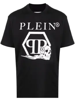 Philipp Plein: Футболка Skull с принтом