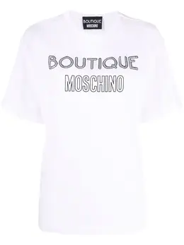 Boutique Moschino: Белая футболка