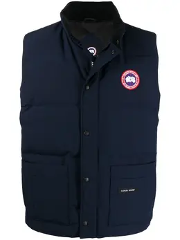 Canada Goose: Синий жилет  Freestyle Crew