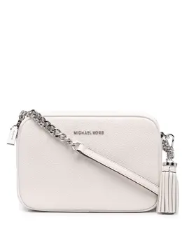 Michael Michael Kors: Белая сумка через плечо 