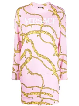 Versace: Платья-свитеры 
