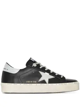 Golden Goose: Чёрные кроссовки  Hi Star