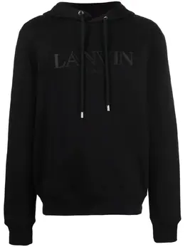 LANVIN: Чёрная толстовка 