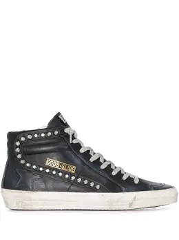 Golden Goose: Чёрные кроссовки  Slide