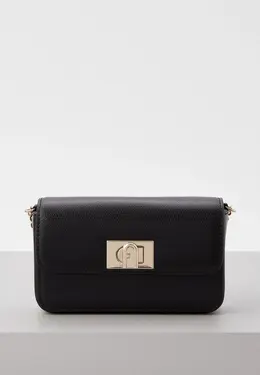 Furla: Чёрная сумка 