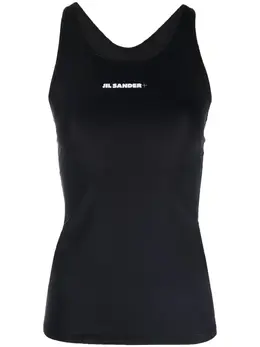 Jil Sander: Майка с принтом 