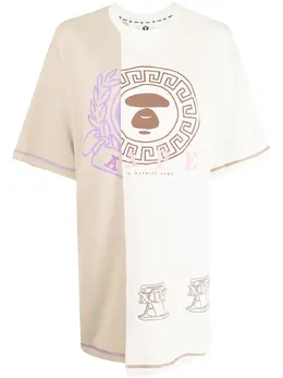 AAPE BY *A BATHING APE®: Платье с принтом 