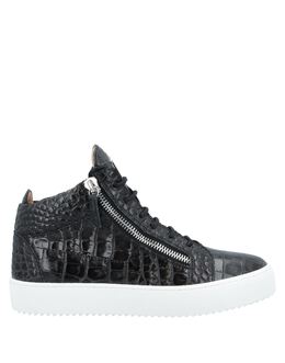 GIUSEPPE ZANOTTI: Чёрные кроссовки 