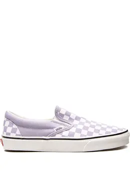 Vans: Белые кроссовки  Classic Slip On