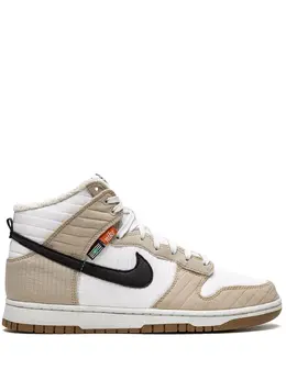 Nike: Белые кроссовки  Dunk High