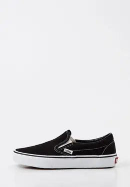 Vans: Чёрные мокасины