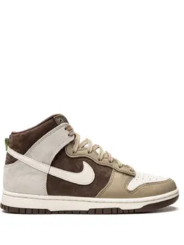 Nike: Коричневые кроссовки  Dunk High