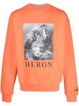 Heron Preston: Свитшот Heron с принтом