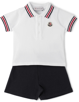 Moncler Enfant: Тёмное поло