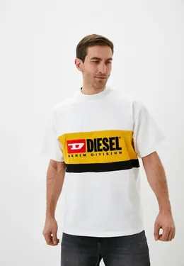 Diesel: Белая футболка 